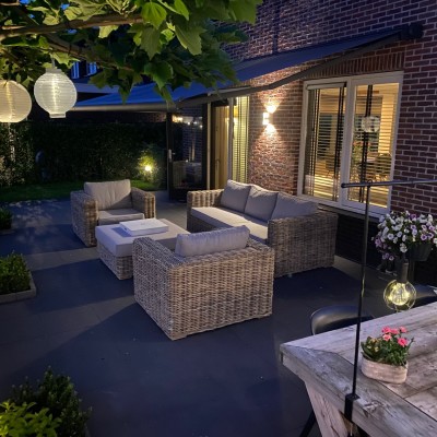 Geweldig blij met onze nieuwe schitterende loungeset