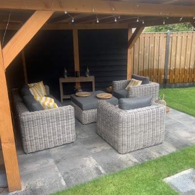 Super blij met onze fantastische loungeset Cervo