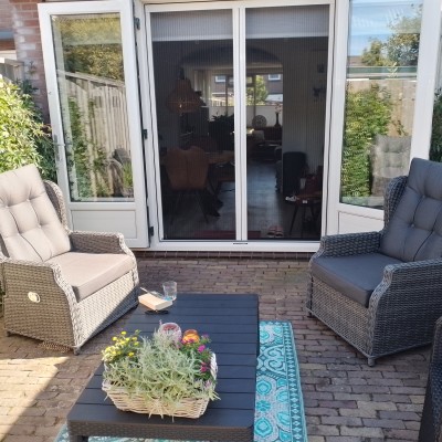 Heerlijk ontspannen in onze tuin