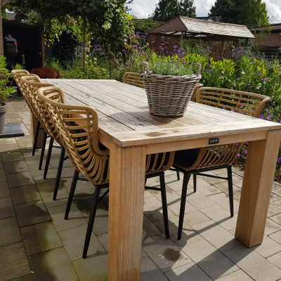 Prachtige Texas dining tuinstoel wicker.