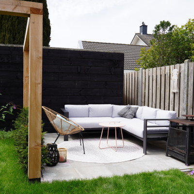 Super blij met onze loungebank!
