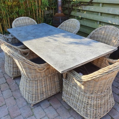 Heel blij met onze rotan tuinstoelen