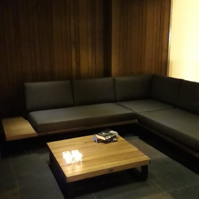 Heerlijk, nu hoeven we niet meer van huis om te loungen