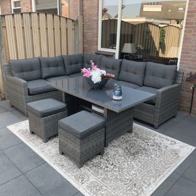 Met deze mooie Valencia dining hoek loungeset!