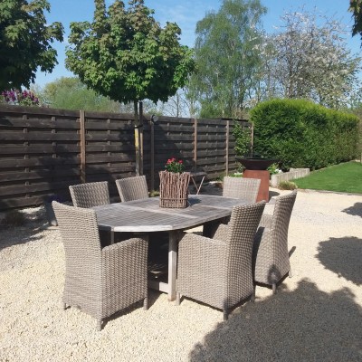 mooie capri dining stoelen voor rond de eettafel