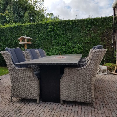 Super blij met onze nieuwe tuinset!!!!!!!!