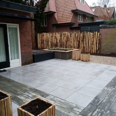 Mooie tuin aangelegd in Bilthoven