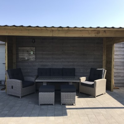 Prachtig en zeer degelijk loungeset