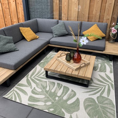 Super blij met onze nieuwe loungeset.
