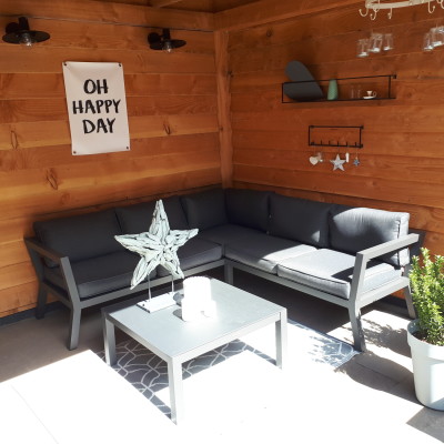 Heerlijk relaxen op onze nieuwe loungeset!