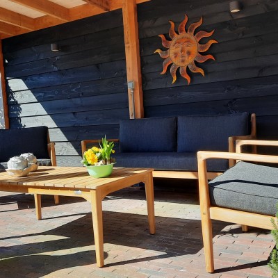 Heerlijk in de tuin genieten