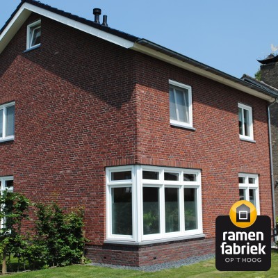 Woonhuis Ewijk kunststof kozijnen houtnerf - 1