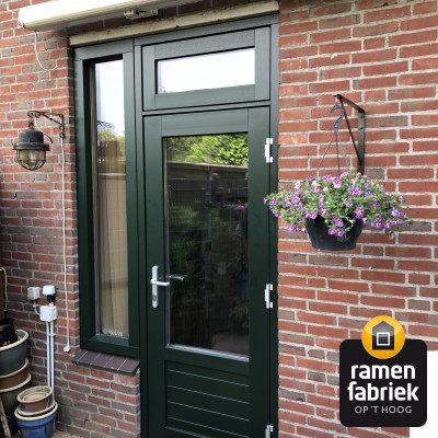Achterdeur met bovenlicht