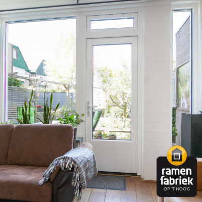 Achterdeur met bovenlicht