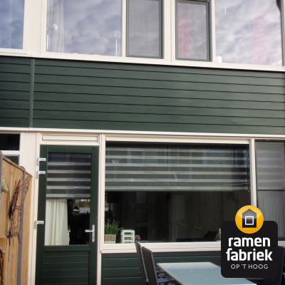 Achterdeur met rooster