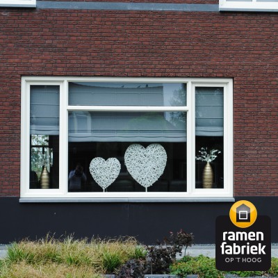 Woonhuis Boekel nieuwbouw kunststof kozijnen houtlook