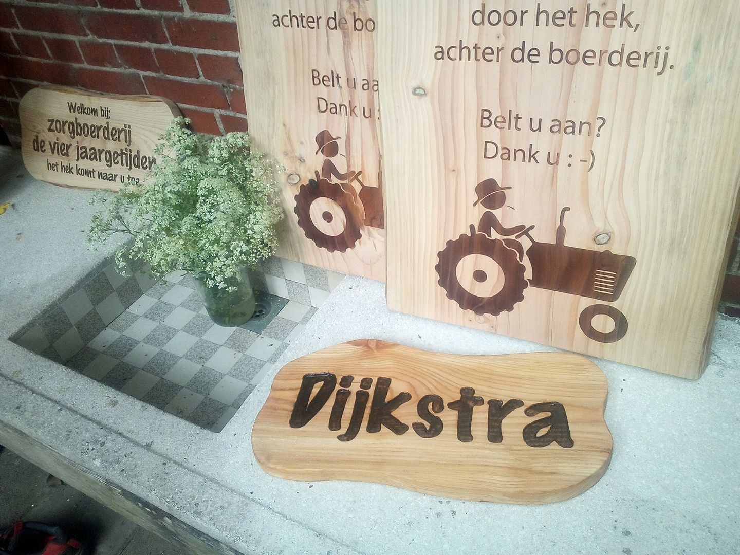 Lasercraft informatiebord