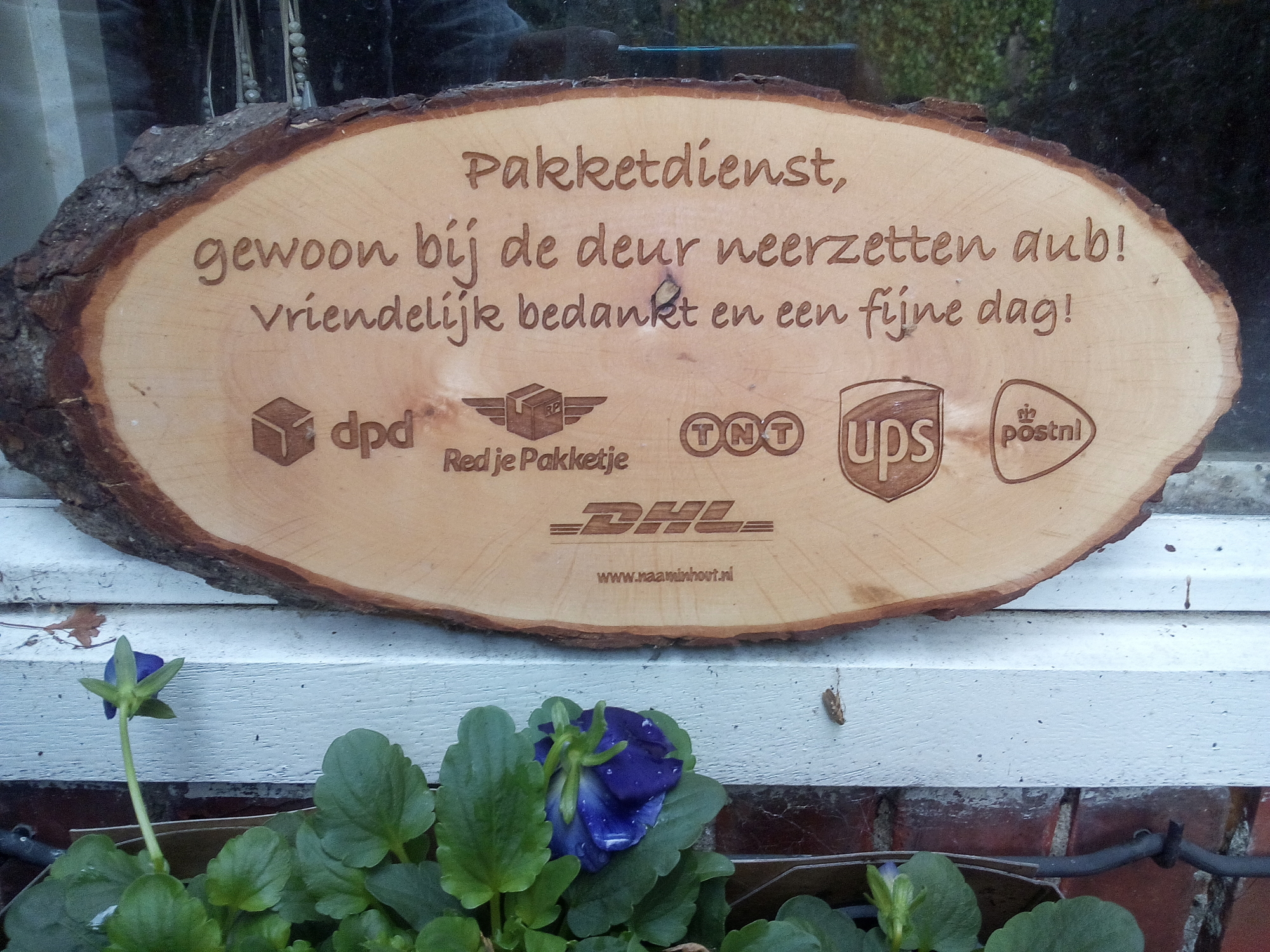 Informatie bordje lasergraveren